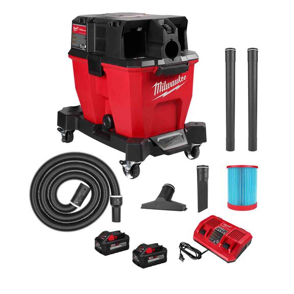 M18 FUEL&trade; 9 Gallon Dual-Battery Wet/Dry Vacuum Kit image number 0