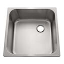 Rectangle Sink Brushed Finish, 304 Stainless Steel, 2" Drain, SoundKOTE image number 1