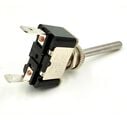 Chrome Plated Toggle Switch, Off/On, SPST image number 1