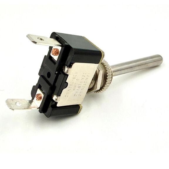 Chrome Plated Toggle Switch, Off/On, SPST image number 1