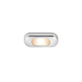BCM Louvre Linear LED Light 2-Module 40mm Polished Stainless Steel