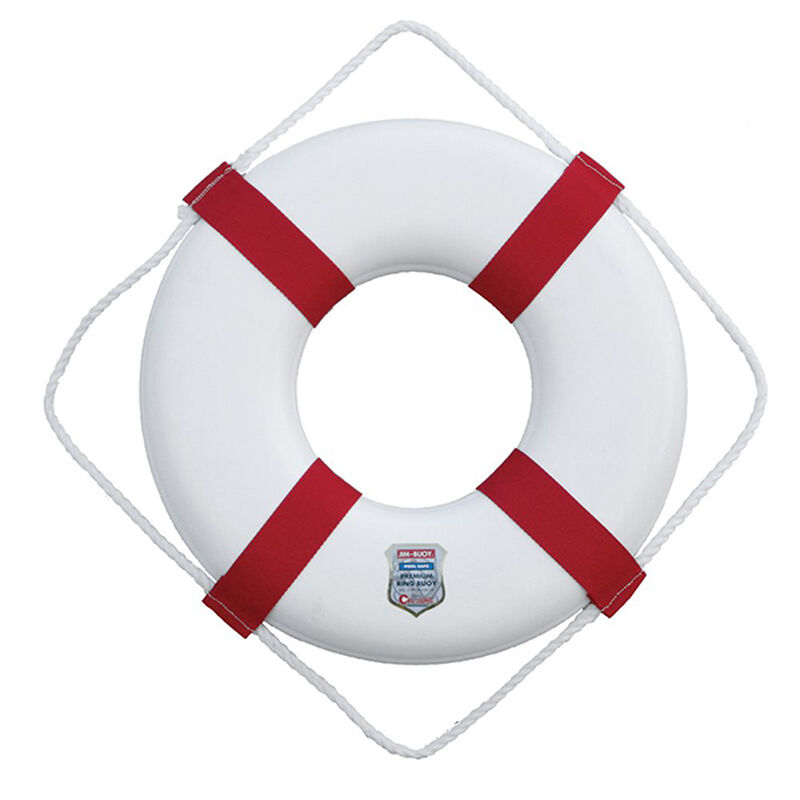 21" Dia. Catalina Life Ring, White with Red bing West Marine