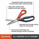 8-1/2" All-Purpose Scissors image number 2
