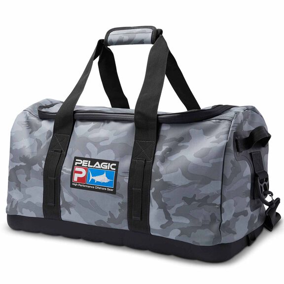 50L Aquapak Fish Camo Duffle Bag image number 0
