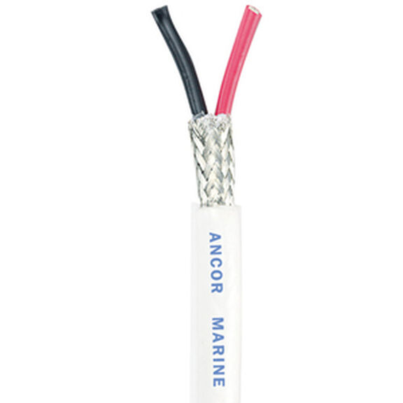 14/2 Round Twisted Pairs Cable with Shield, 100' Spool image number 0