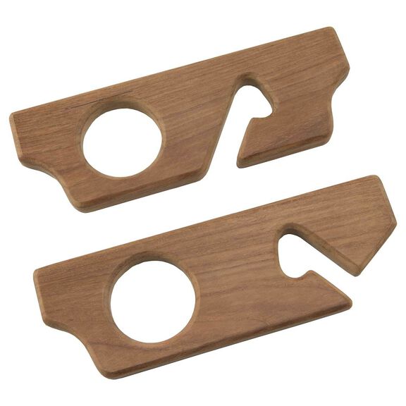Teak Two-Rod Storage Rack, Pair image number 1