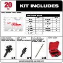HOLE DOZER&trade;  Bi-Metal Hole Saw Kit, 20 Piece image number 2