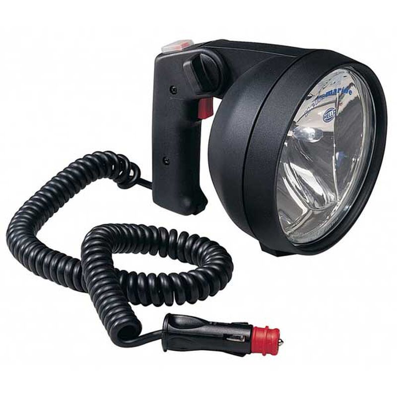 Twin Beam Hand Held Search Light Black Housing 12V image number 0