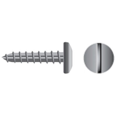 Stainless Steel Slotted Pan-Head Tapping Screws