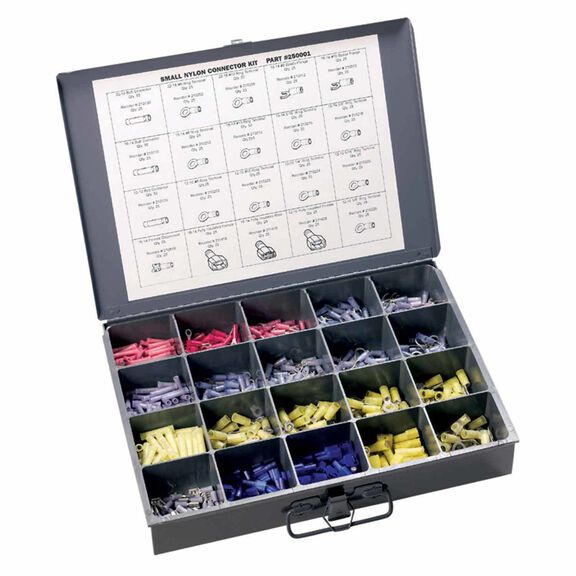 Marine Grade Nylon Insulated Connector Kit, 600-Piece image number 0