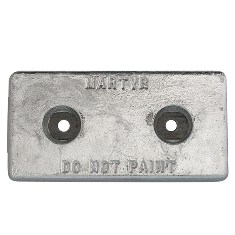 Bolt-On Aluminum Hull Anode, 12" X 6" X 1 1/4" image number 0