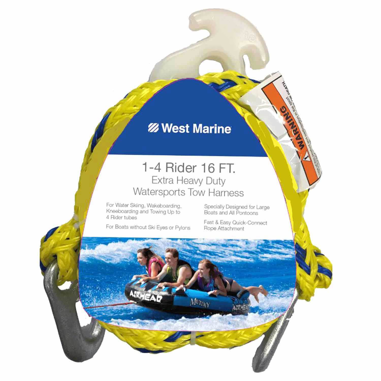 Water Sport Tube Boat Ski Rope Connector Towable Tow Rope Connection Harness 