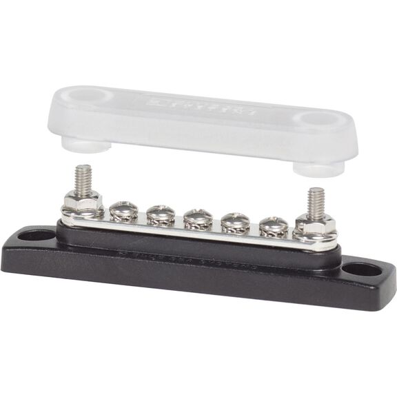 Common 100A 5-Gang Mini BusBar w/Cover image number 0