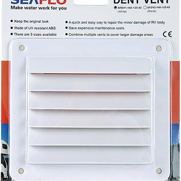 Dent Vent for Marine & RV 5" X 5.5" White image number 1