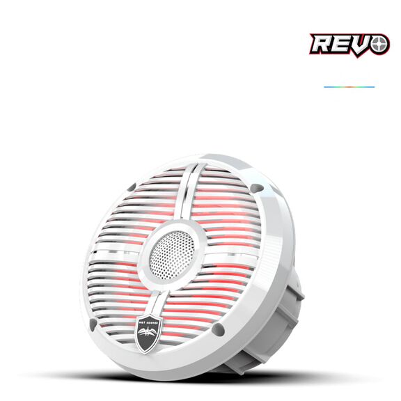 Wet Sounds REVO  6.5 inch High Output Coaxial Speakers w/ XW-White RGB Grilles image number 2
