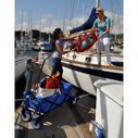 Folding Utility Wagon, Blue image number 2