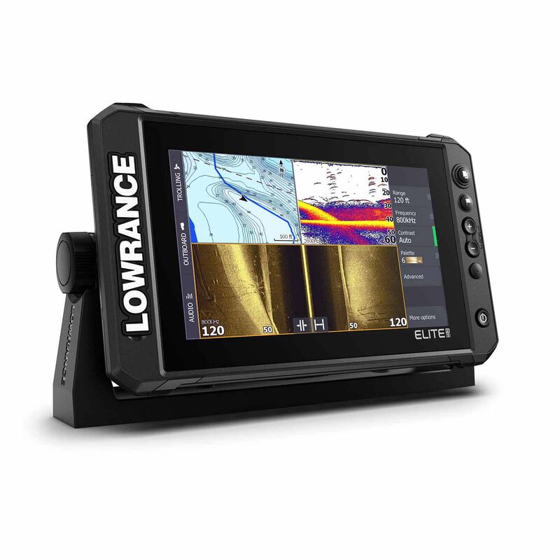 Elite FS 9 Fishfinder/Chartplotter Combo with C-MAP Contour Charts, No Transducer image number 1