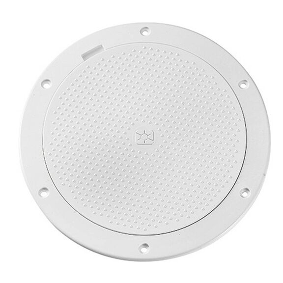 Pry Out 8" Deck Plate Nonskid White image number 0