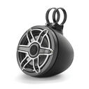 M6-650VEX-Mb-S-GmTi 6.5" Enclosed Coaxial Speakers, Matte Black Enclosure, Gunmetal Trim Ring, Titanium Sport Grille image number 5