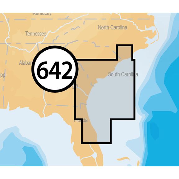 MSD/642P+ South Carolina to North Florida Platinum+ Charts microSD Card image number 0
