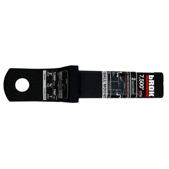 Trailer Ball Mount 2" Shank 2" Drop bROK Design 7500 HD image number 3