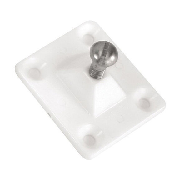 1/4" 4-Hole Side Mount Nylon Deck Hinge image number 0