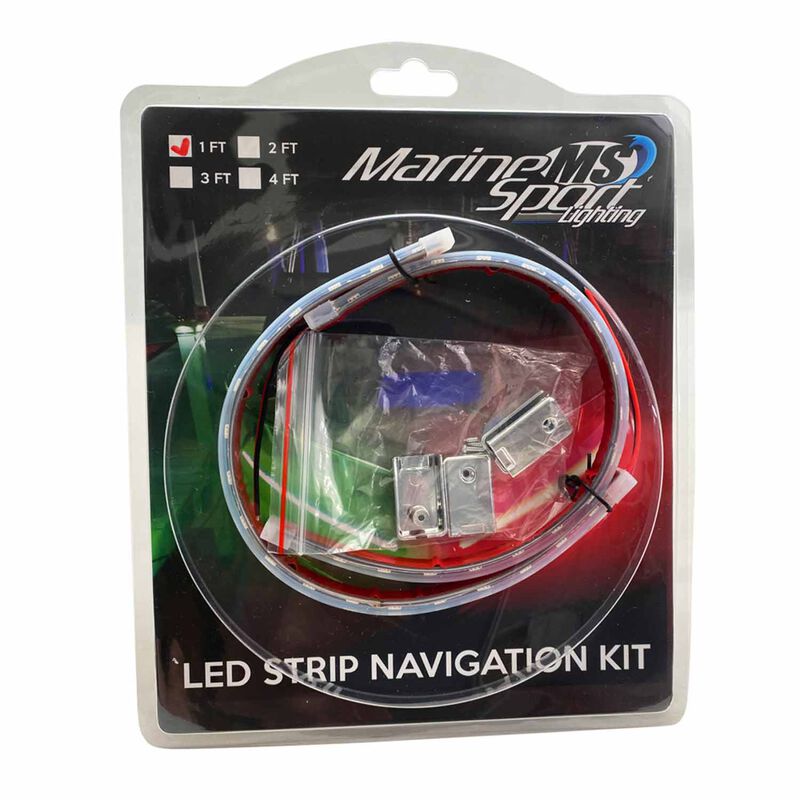 MARINE SPORT LIGHTING 12" Marine Vessel LED Strip Port & Starboard