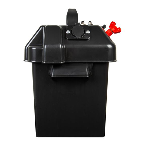 Trolling Motor Power Station Battery Box, Group 24 & 27 Battery Sizes, 2-Port USB, 12V Power Socket image number 4