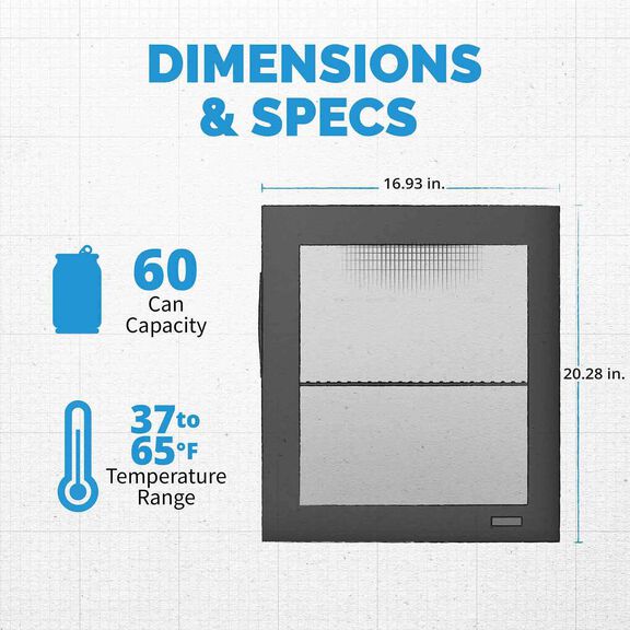 60 Can Beverage Refrigerator image number 6