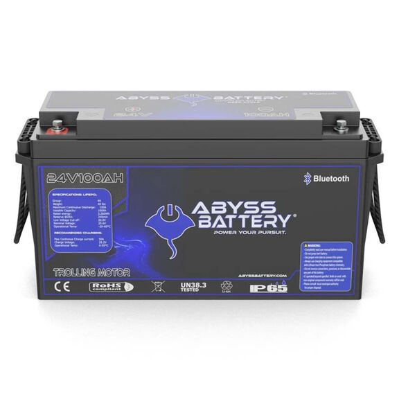 24V 100Ah  Lithium Group 49 Trolling Motor Battery, Bluetooth Enabled image number 0