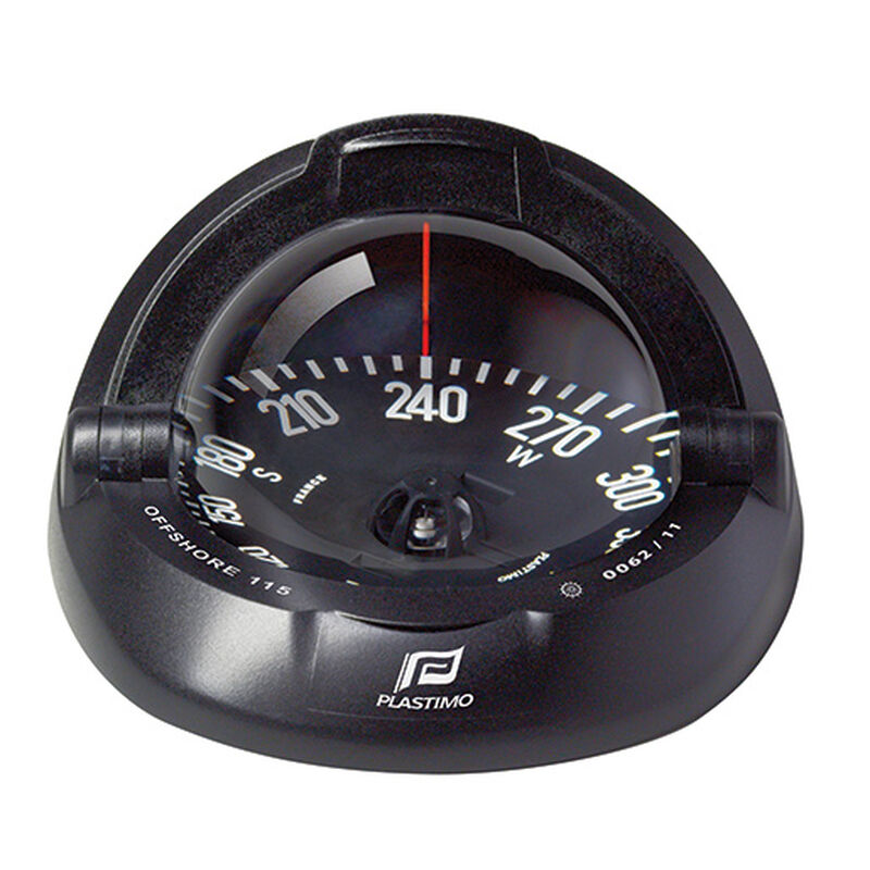 Offshore® 115 Compass—Black Case with Black Flat Card image number 0