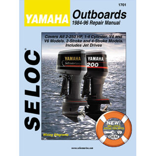 Repair Manual - Yamaha Outboard 1984-1996, 1-4 Cyl., V4, V6, 2-250 HP