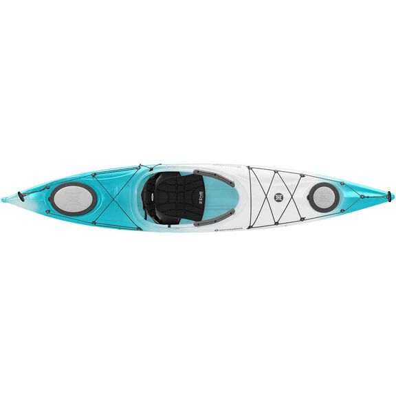 Carolina 12.0 Sit-Inside Kayak, Turquoise/White image number 0