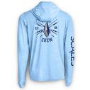 Men's Blue Gold Chasing Latitudes Premium Hooded Shirt image number 2