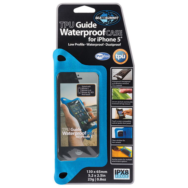 TPU Guide Waterproof iPhone 5 Case Blue image number 0