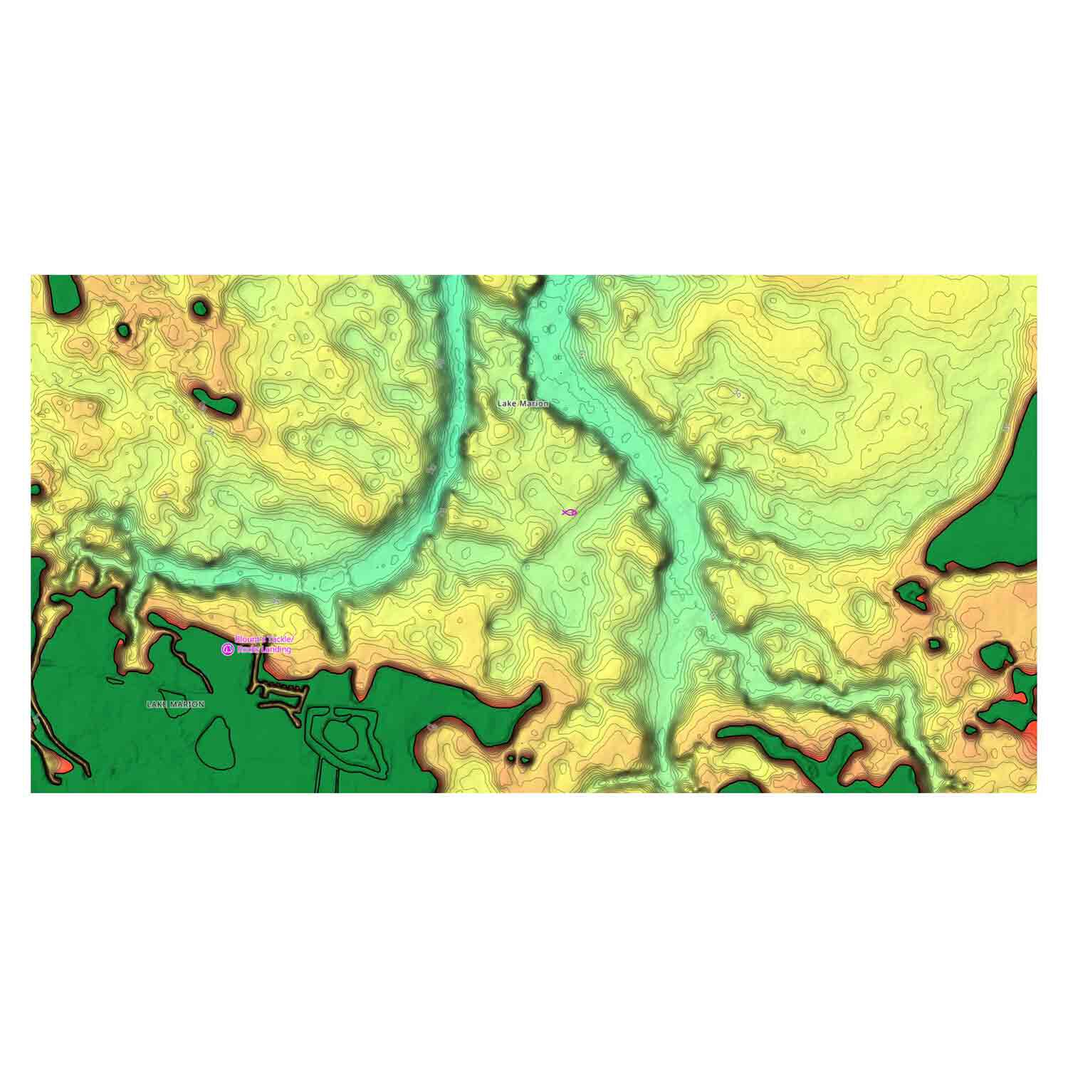 C-MAP REVEAL X, US Lakes Southeast Electronic Chart