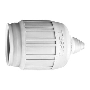 Hubbell Weatherproof Plug Boot, 20/30A, White