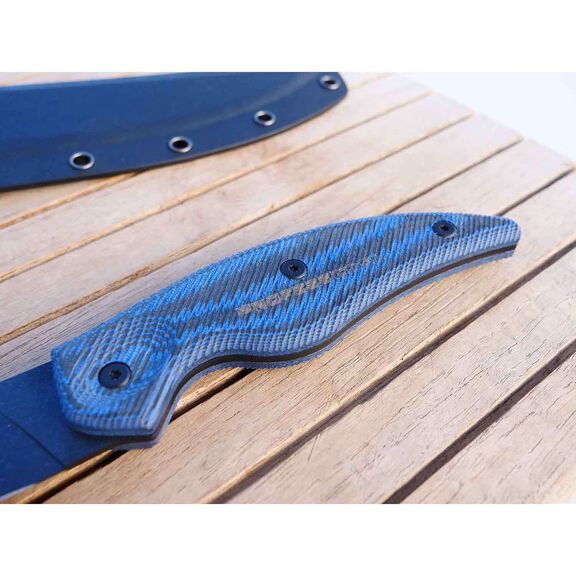 10" Titanium Non-Stick Professional Wide Fillet Knife with Sheath image number 5