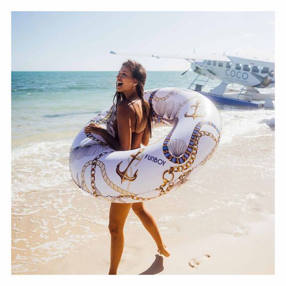50" Diameter Nautical Tube Inflatable Water Float image number 2