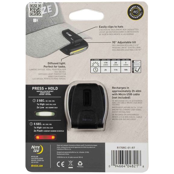 Radiant&reg; 170 Rechargeable Clip Light image number 1