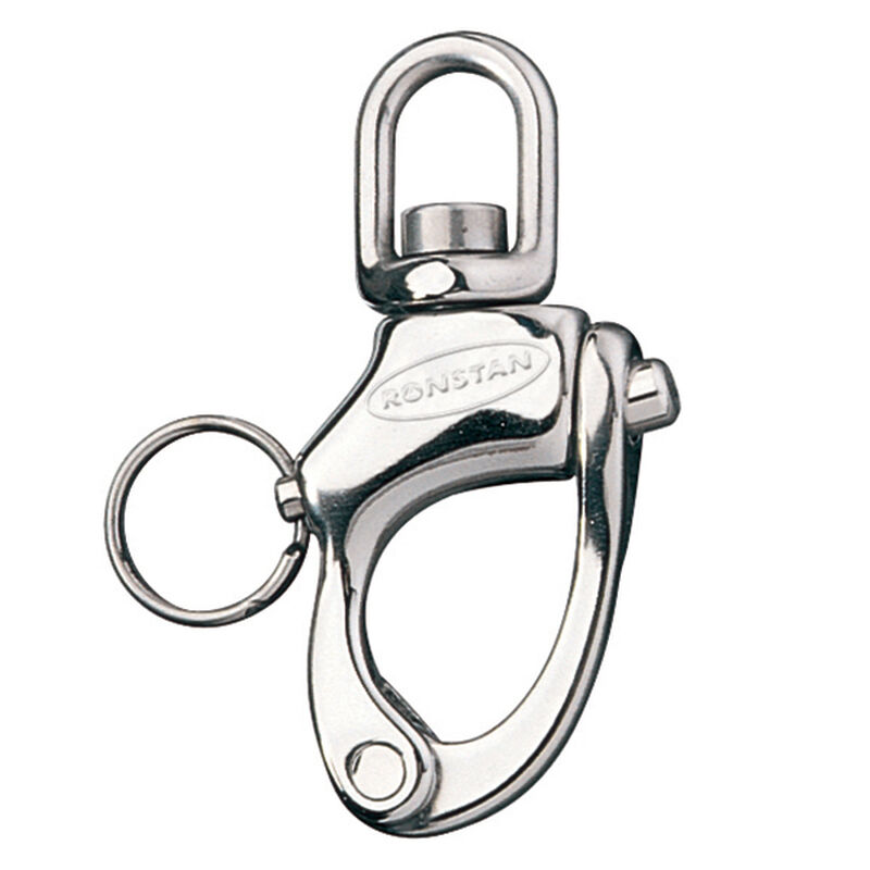2 11/16" L Stainless Steel Standard S-Bail Snap Shackle image number 0