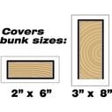 Marine Bunk Carpet Roll, Gray, 18" x 18' image number 1