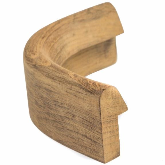 Teak Rail Molding, Outside Corner, 13/16" x 1 5/8" image number 1