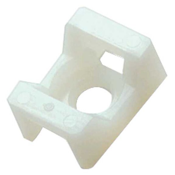 Cable Tie Mounts, #8 Screw, 100-Pack image number 0
