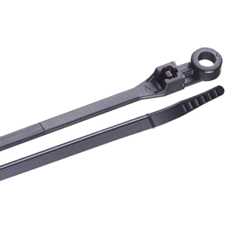 ANCOR 8" Cable Ties with Mounting Hole, 2" Bundle Capacity, 50 lb