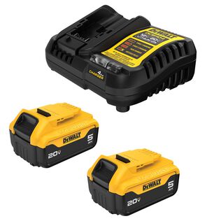 DEWALT 20V MAX  Premium Lithium-Ion 5Ah Starter Kit