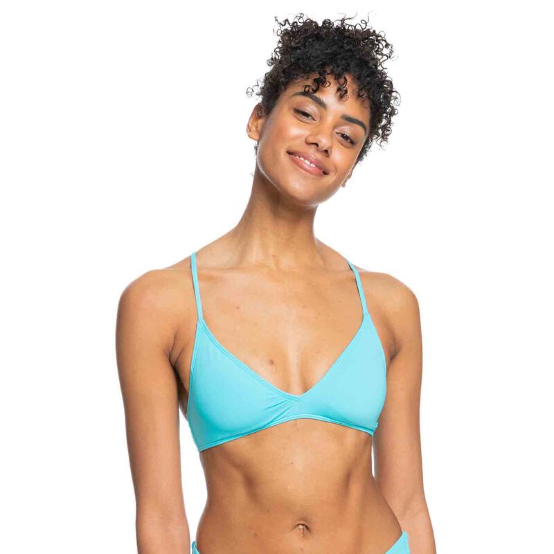 ROXY Women's Beach Classics Athletic Triangle Bikini Top