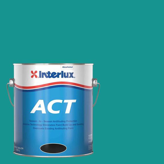 ACT Ablative Antifouling Paint, Green, Gallon image number 0