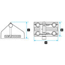 Lewmar Levered Chain Stopper - for 9/16 in (14.0 mm) Chain image number 1