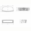 Contour Combination Port Navigation/Docking Light, 2 Nautical Miles, White/Red image number 4